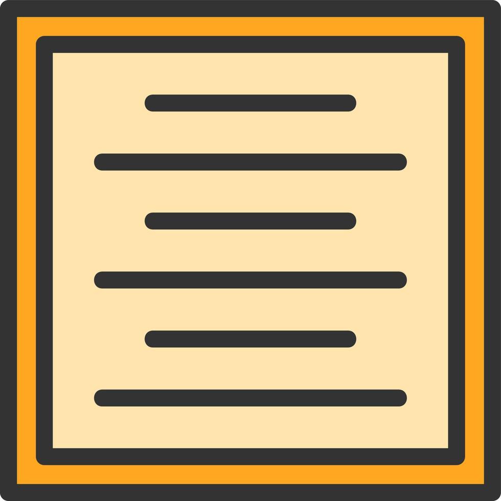 Center Alignment Vector Icon Design