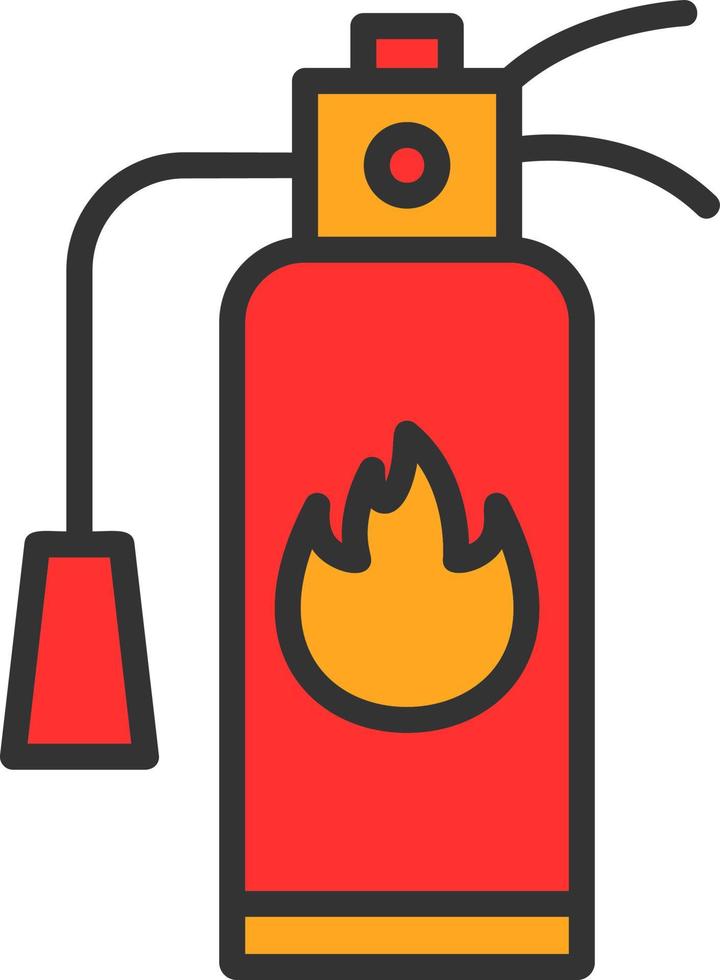 Fire Extinguisher Vector Icon Design