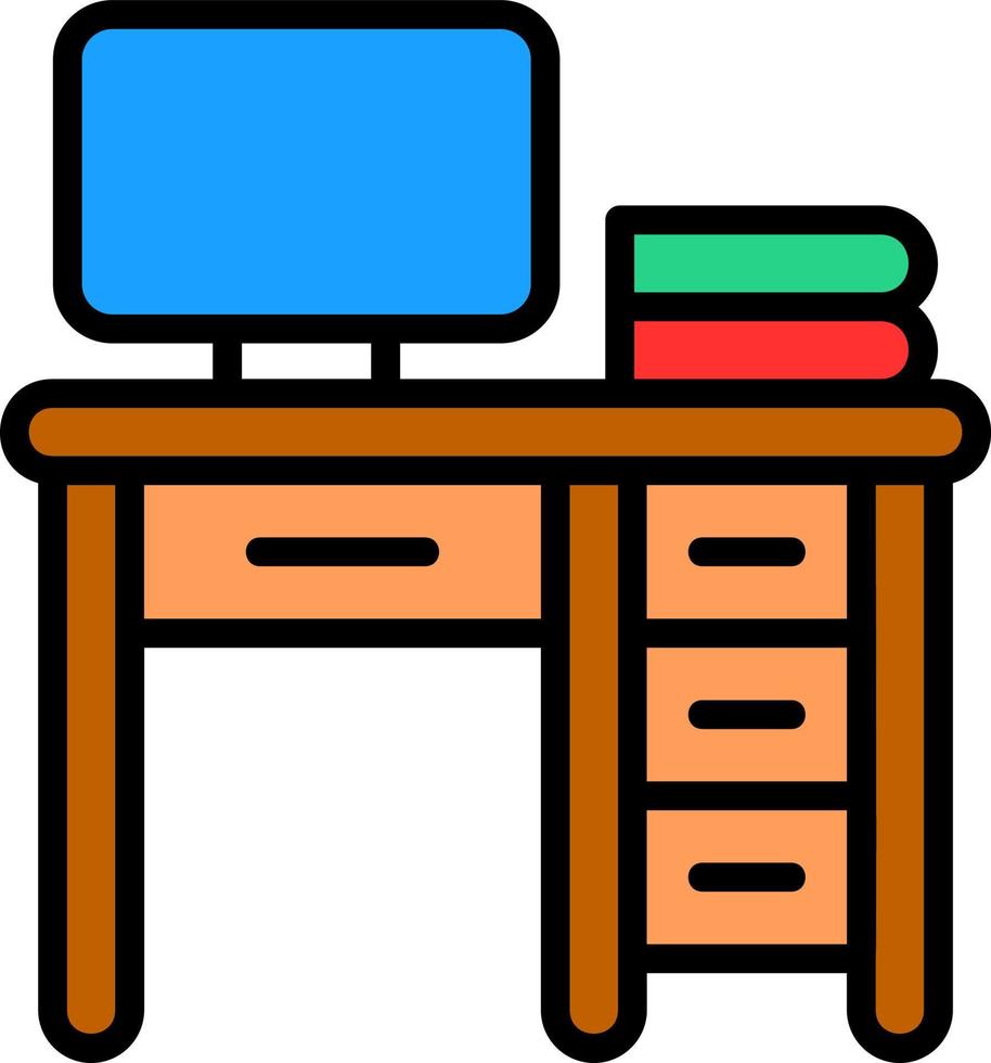 Desk Vector Icon Design
