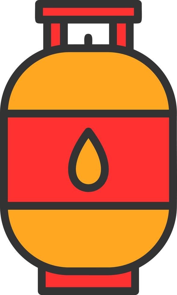 diseño de icono de vector de gas