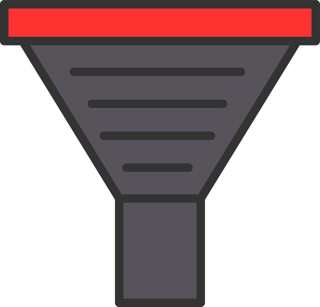 Funnel Vector Icon Design