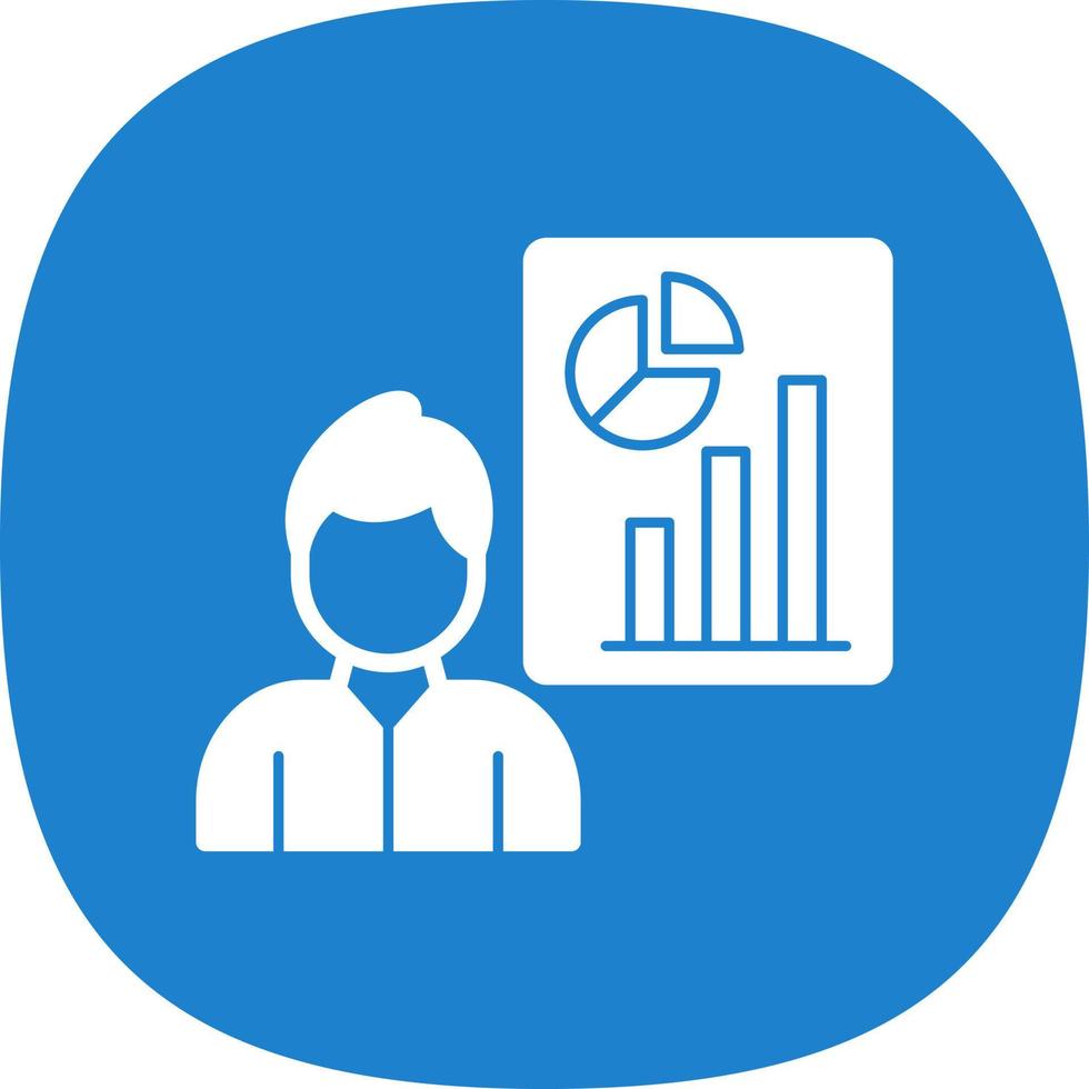 Analyst Vector Icon Design