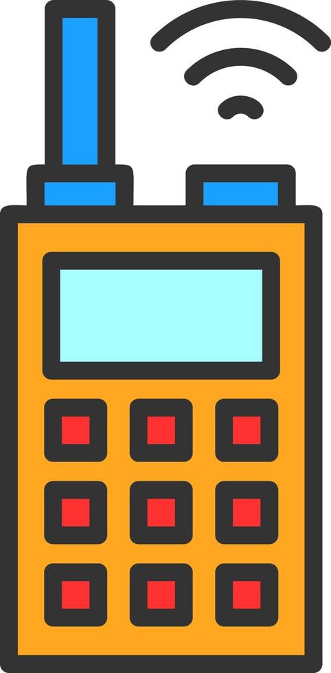 Walkie Talkie Vector Icon Design