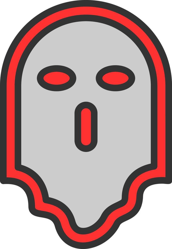 diseño de icono de vector de terror