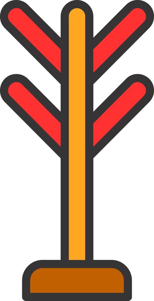 Coat Rack Vector Icon Design