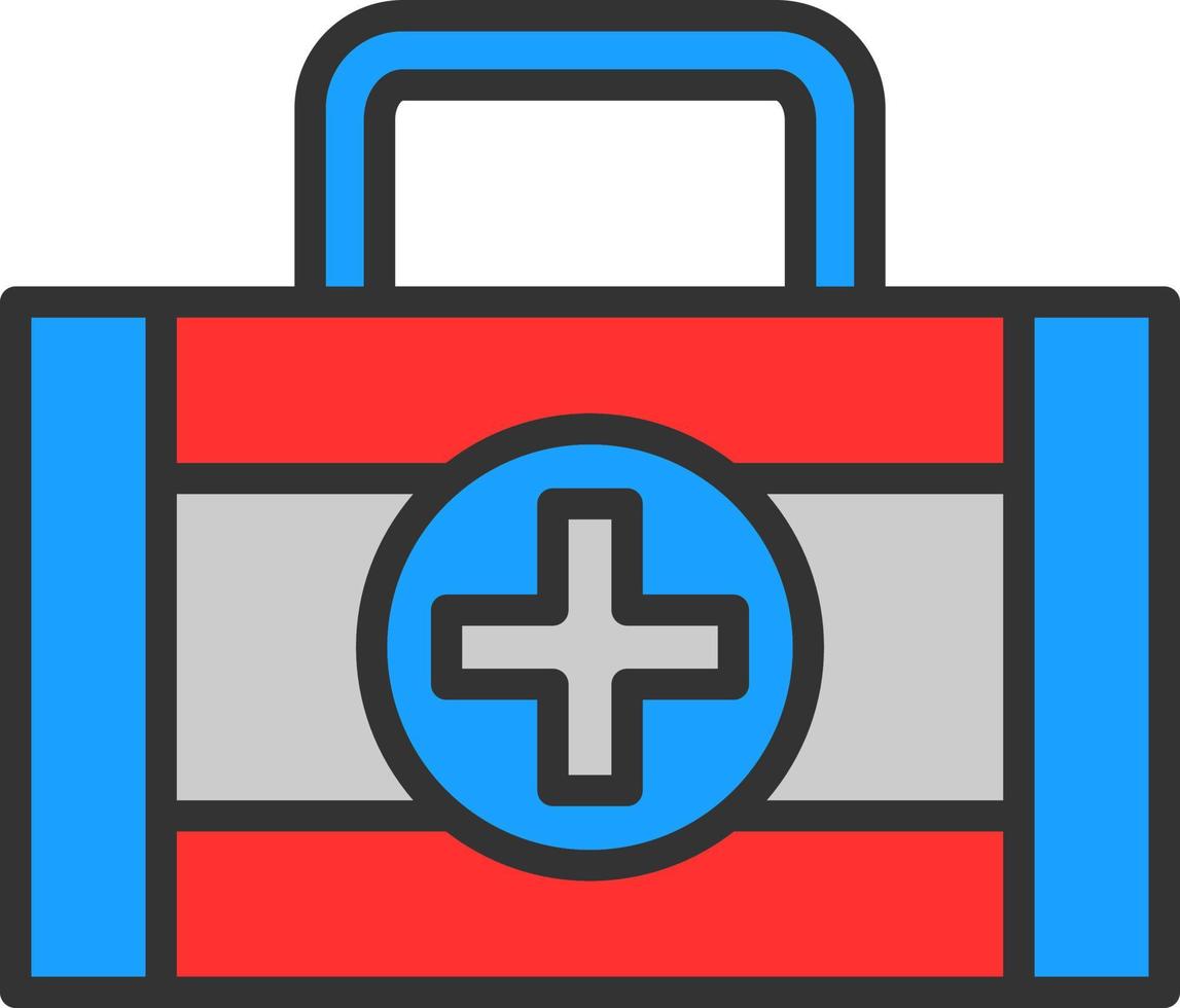 First Aid Kit Vector Icon Design