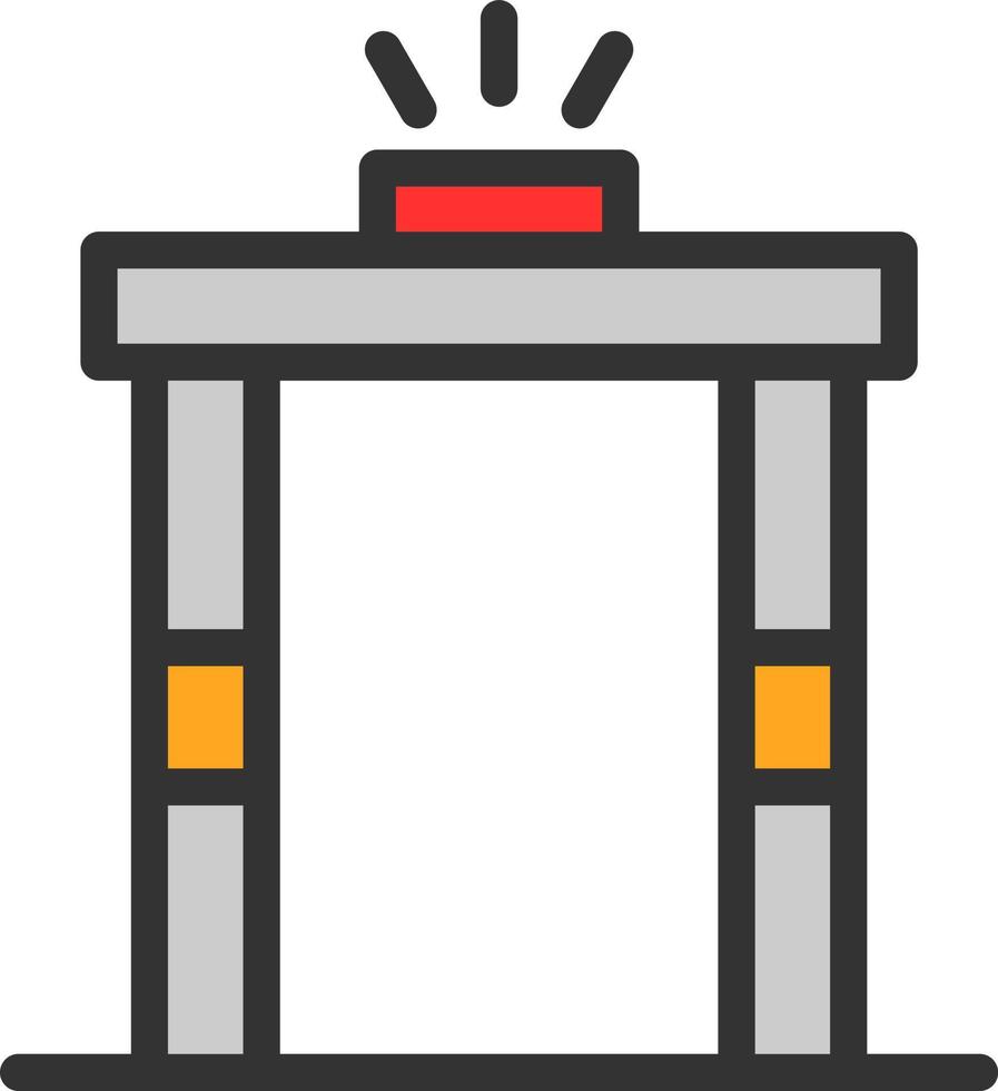 Metal Detector Vector Icon Design