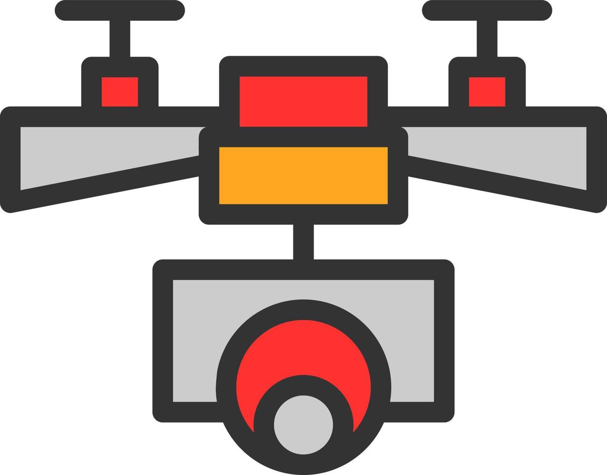 Drone Vector Icon Design