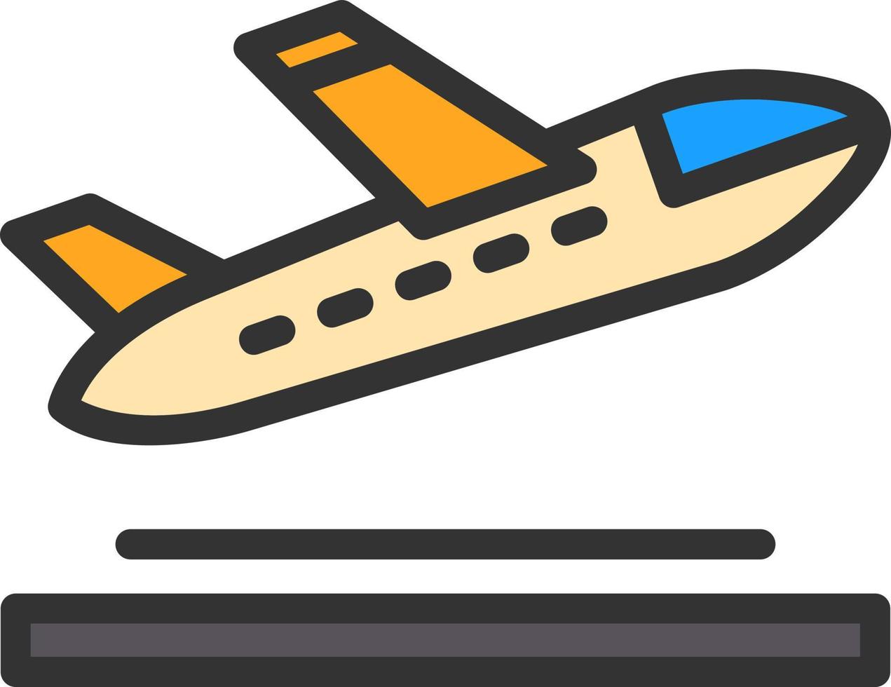 Departure Vector Icon Design