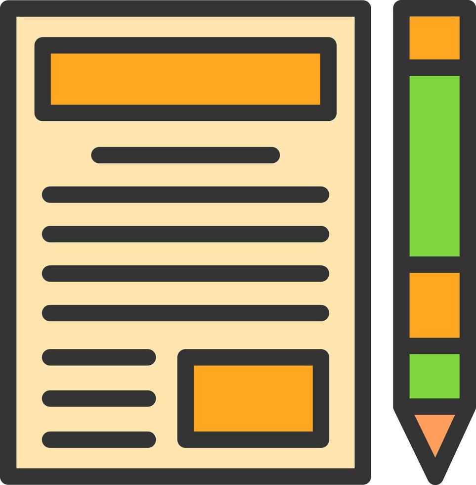 Blogger Vector Icon Design