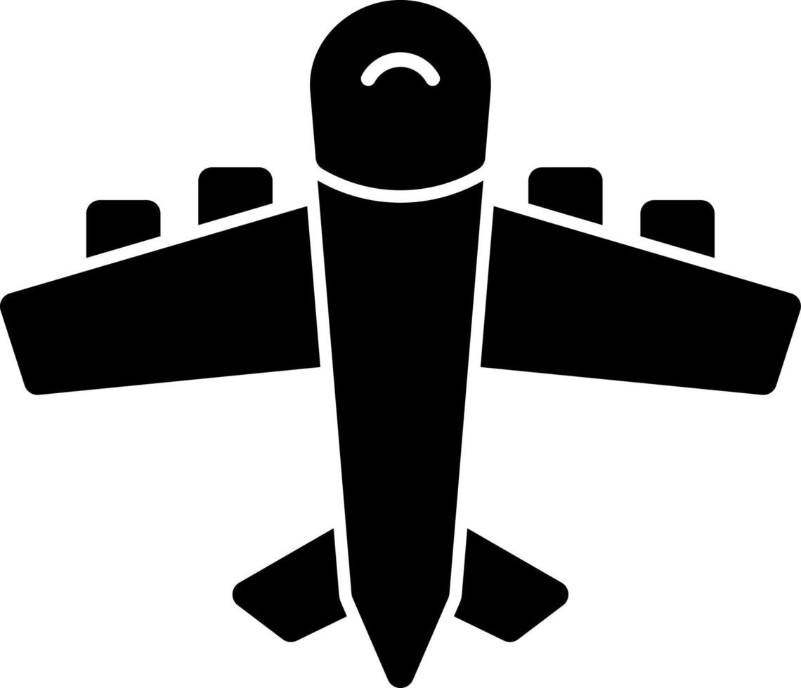 diseño de icono de vector de avión