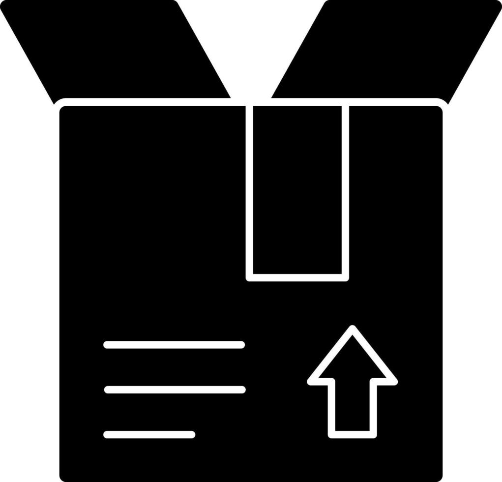 Open Box Vector Icon Design