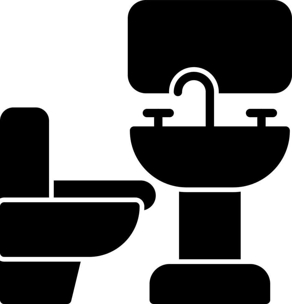 diseño de icono de vector de baño