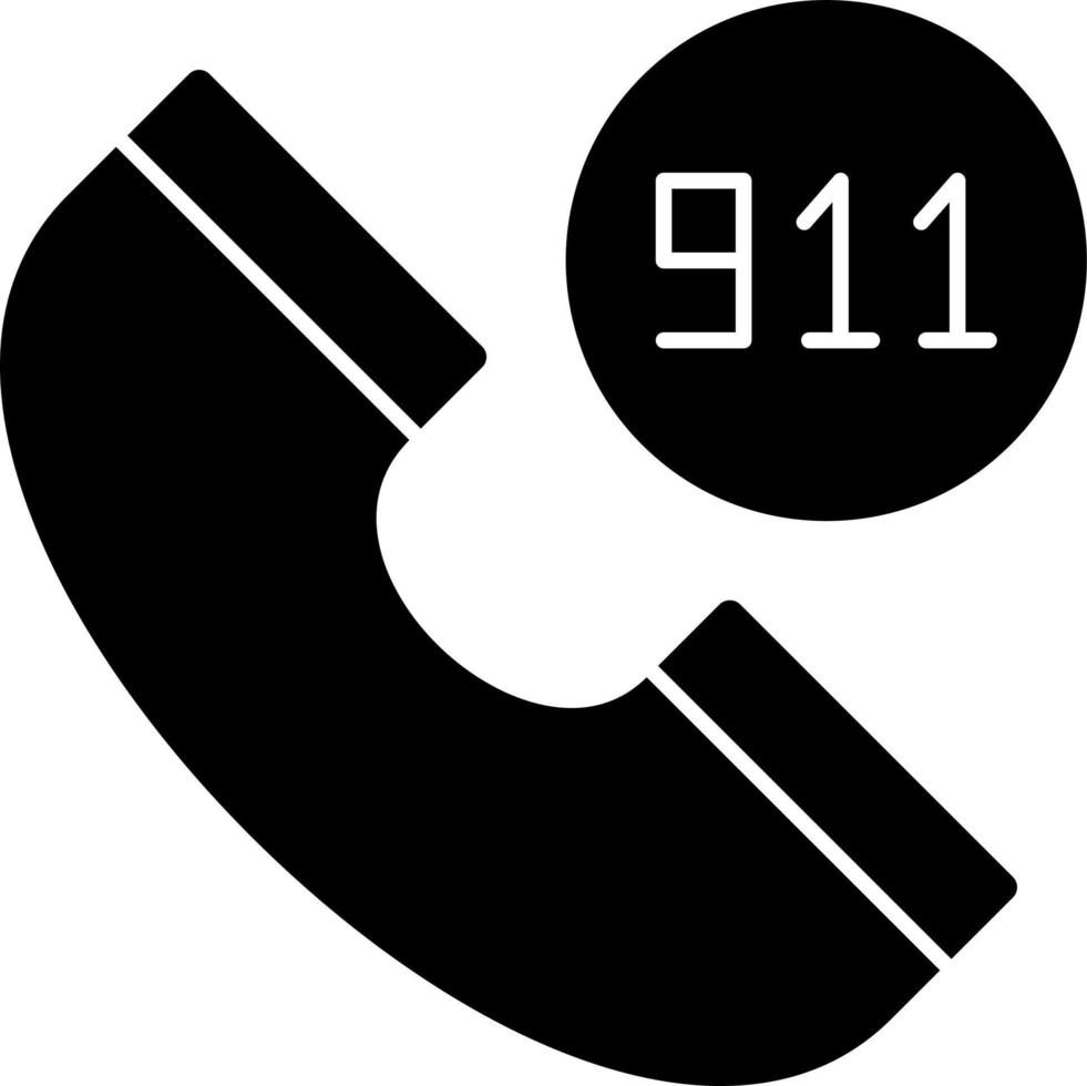 911 diseño de icono de vector