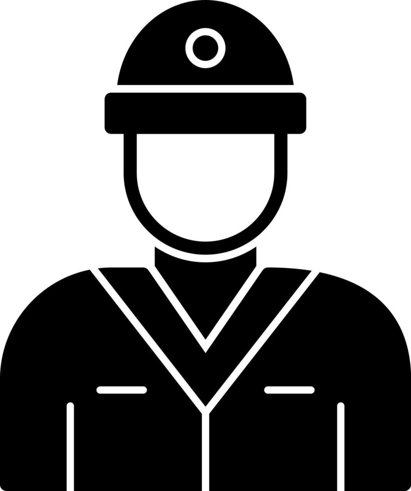 Fireman Vector Icon Design