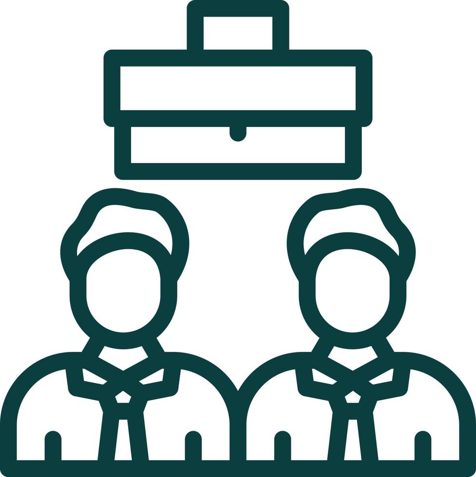 Business Team Vector Icon Design
