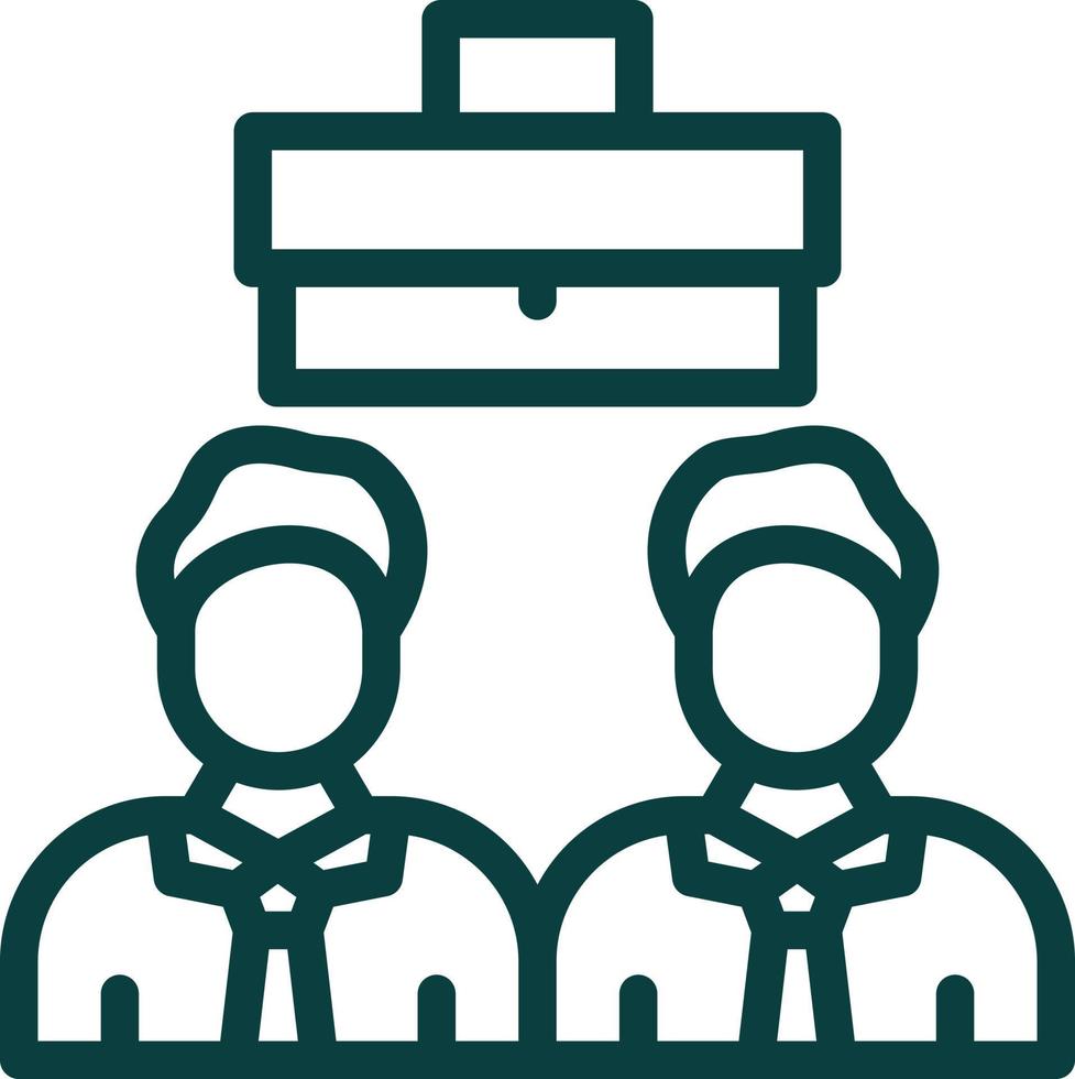 Business Team Vector Icon Design