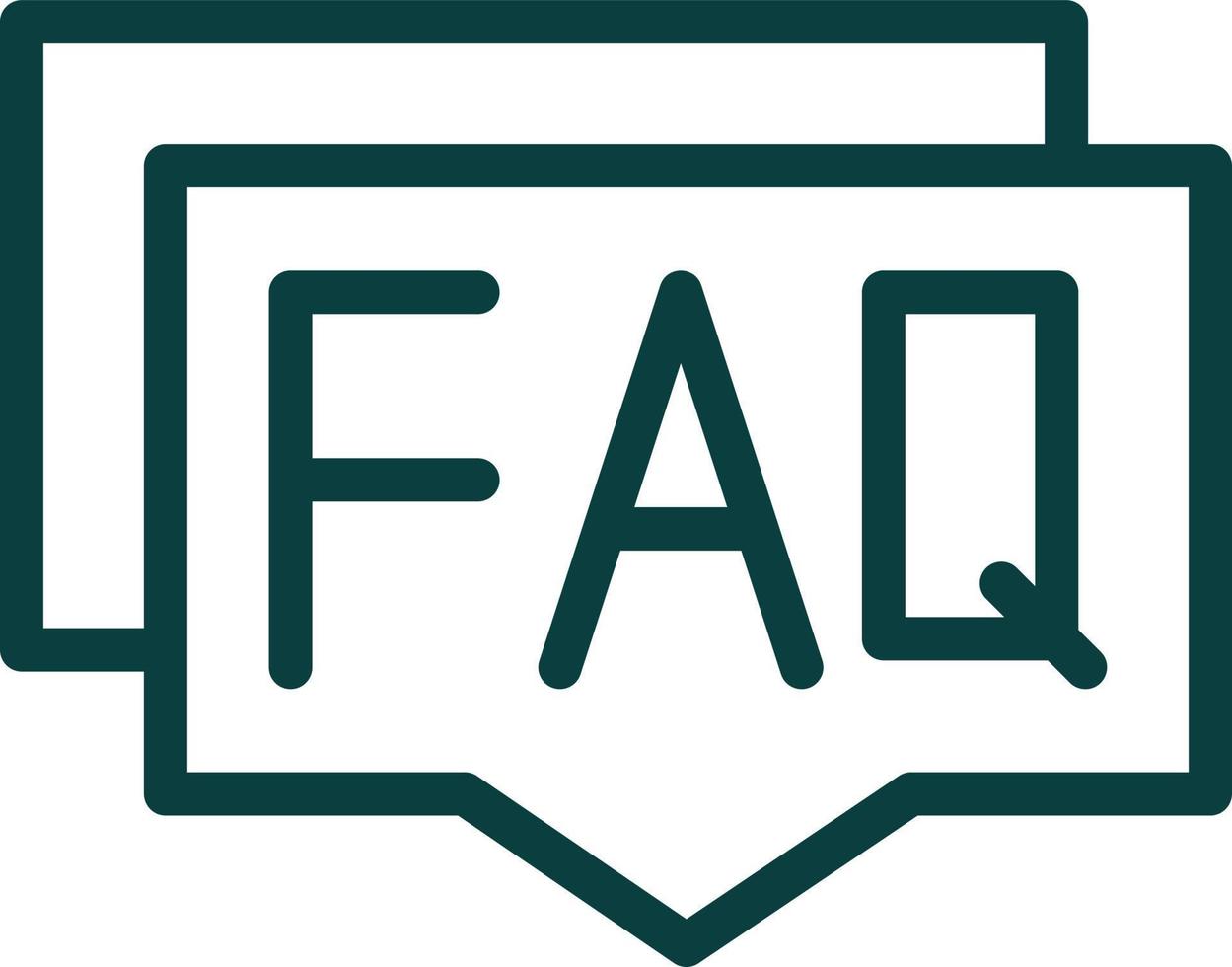 Faq Vector Icon Design