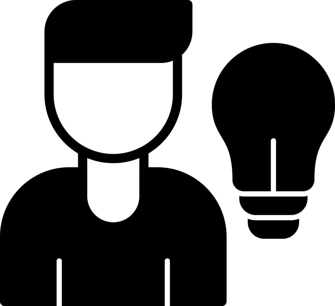 Thinking Vector Icon Design