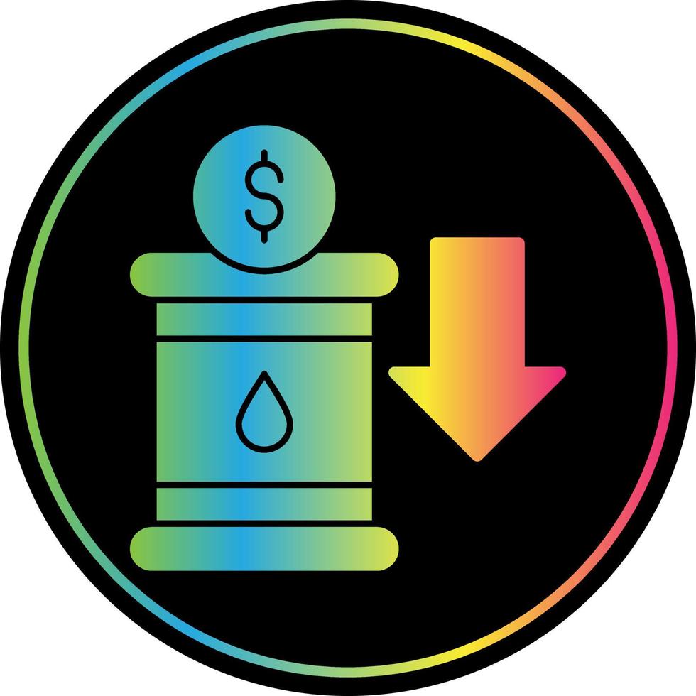 Oil Investing Vector Icon Design