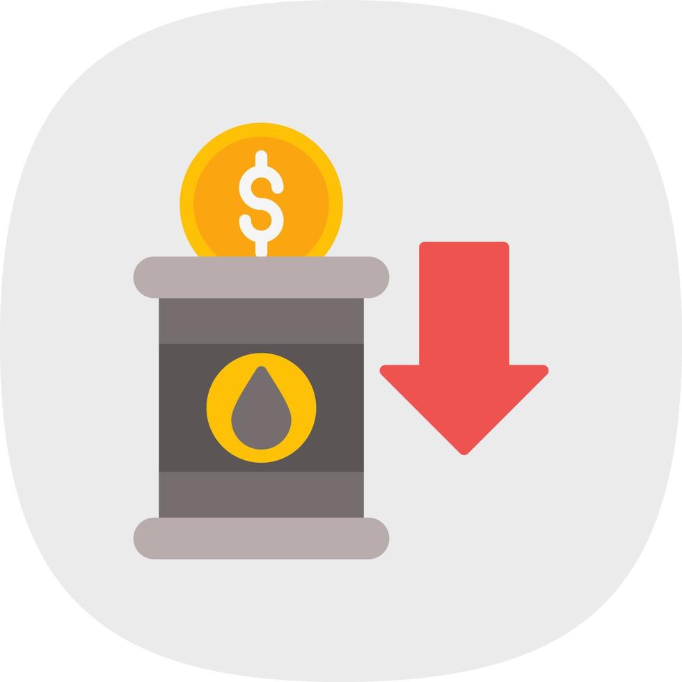 Oil Investing Vector Icon Design