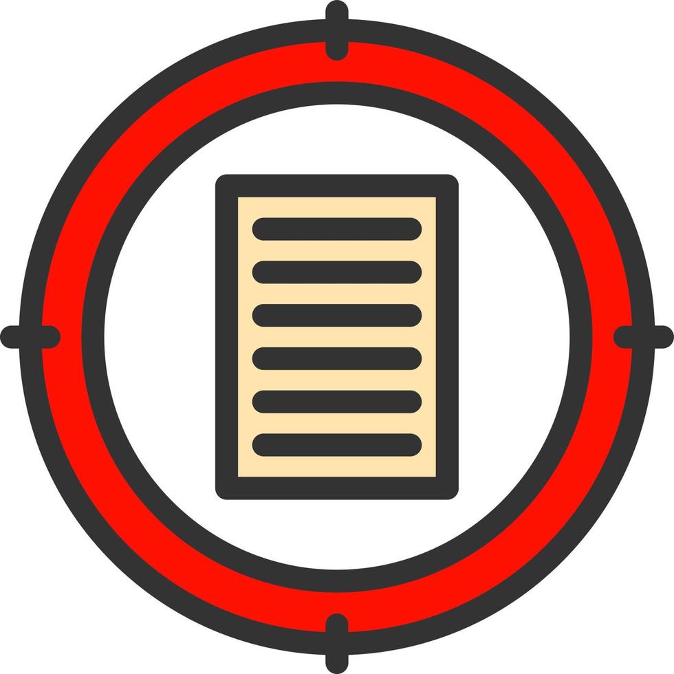 Contextual Targeting Vector Icon Design