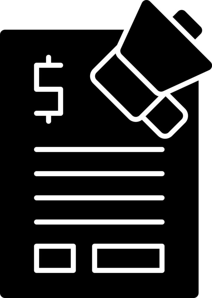 Marketing Budget Vector Icon Design