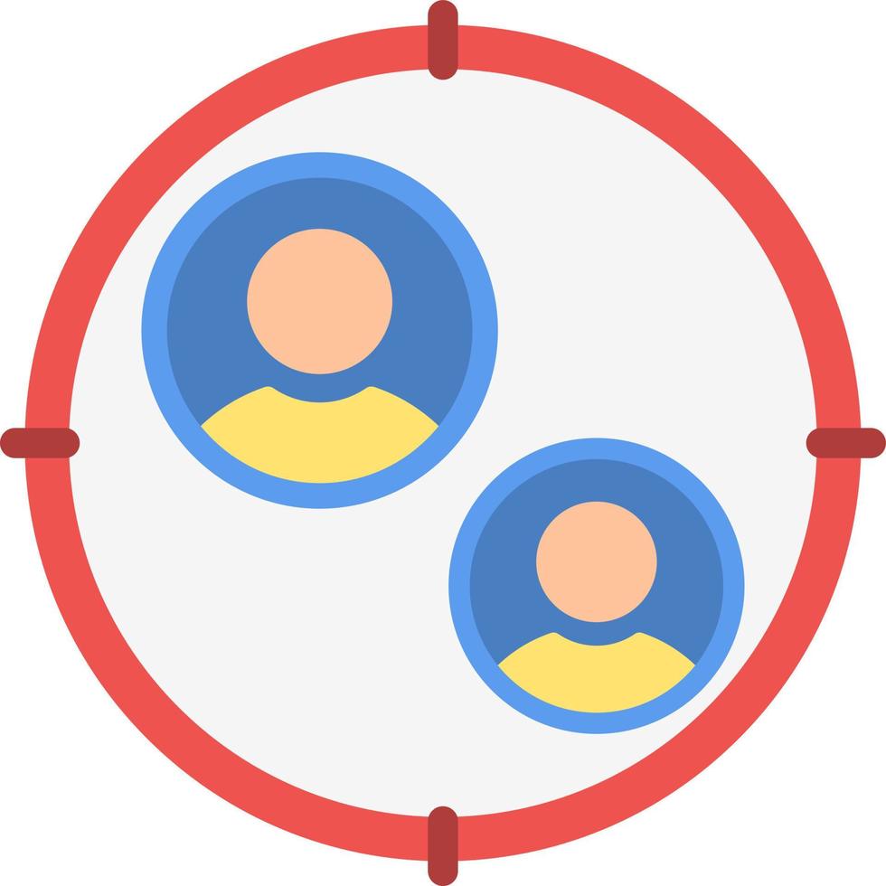 Target Audience Vector Icon Design