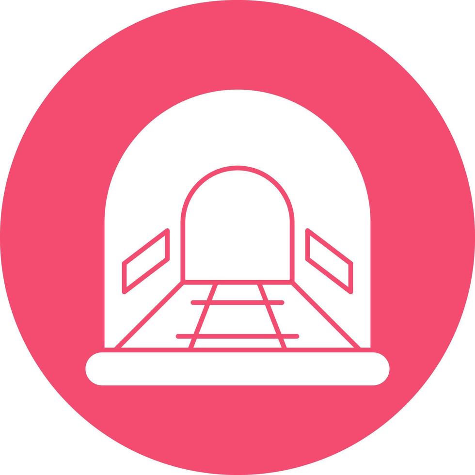 Tunnel Vector Icon Design