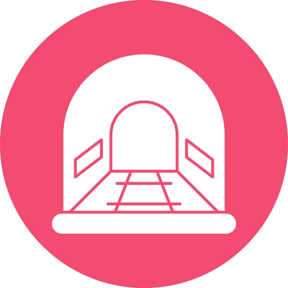 diseño de icono de vector de túnel