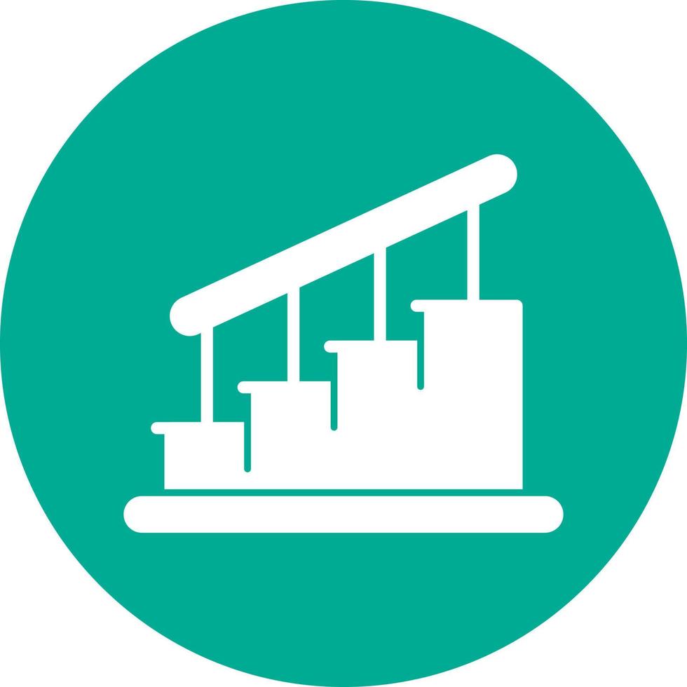 diseño de icono de vector de escaleras