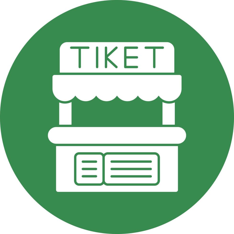 Ticket Office Vector Icon Design