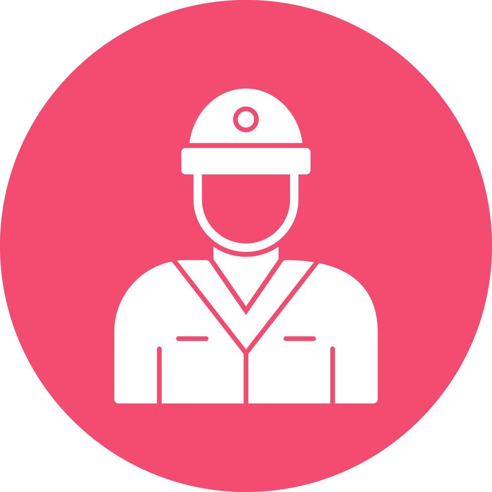 Fireman Vector Icon Design