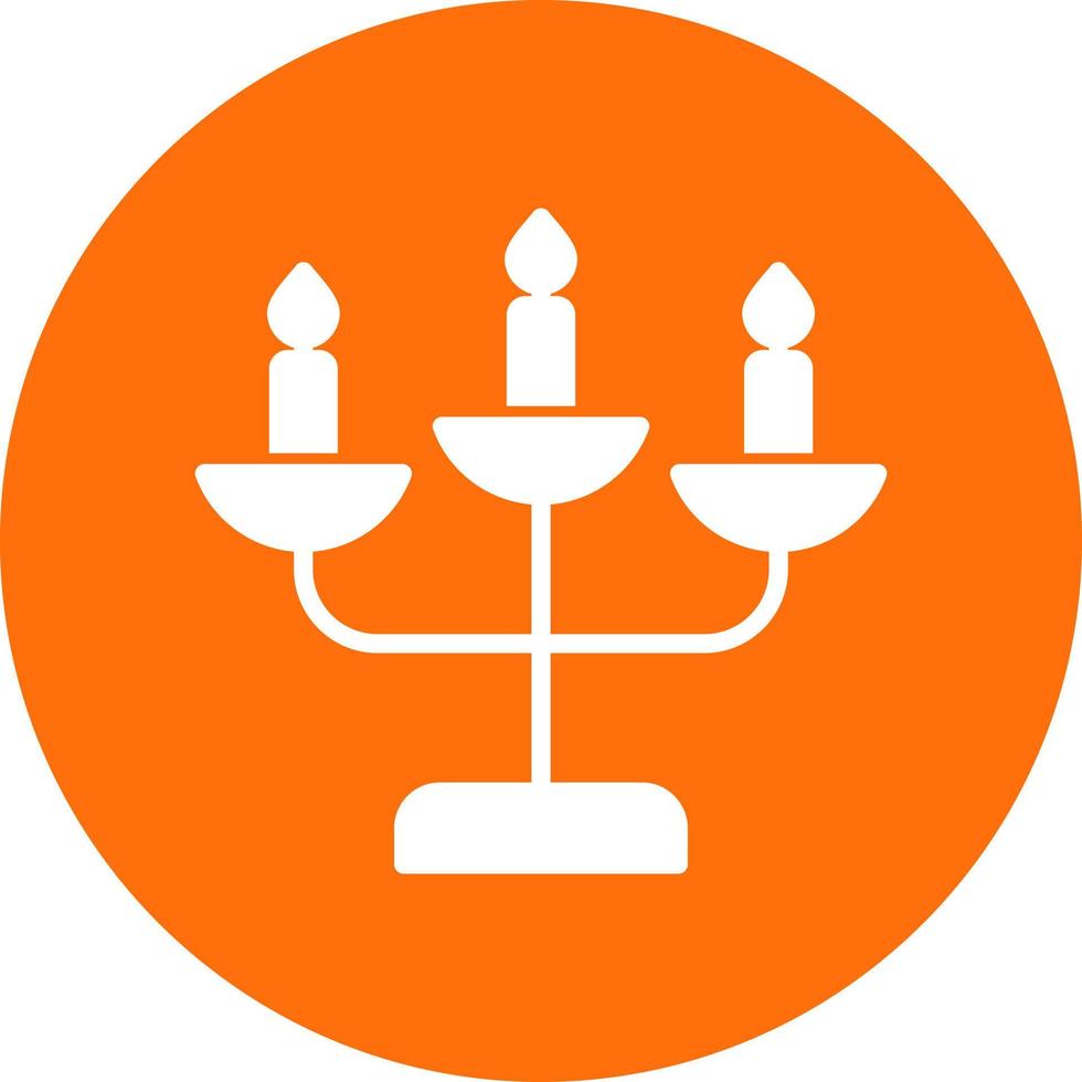 Candelabra Vector Icon Design