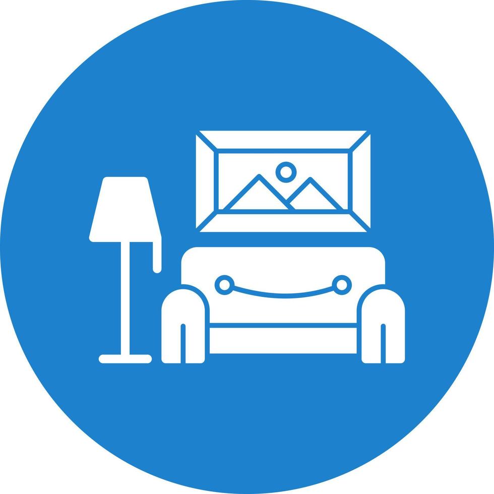 Living Room Vector Icon Design