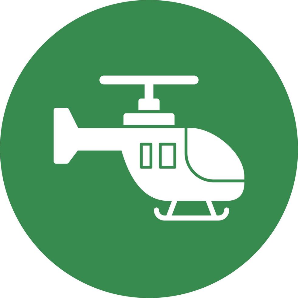 Helicopter Vector Icon Design