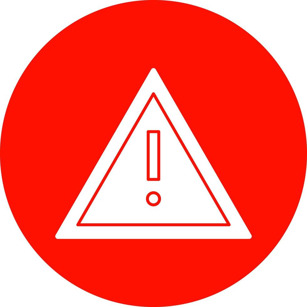 Exclamation Mark Vector Icon Design