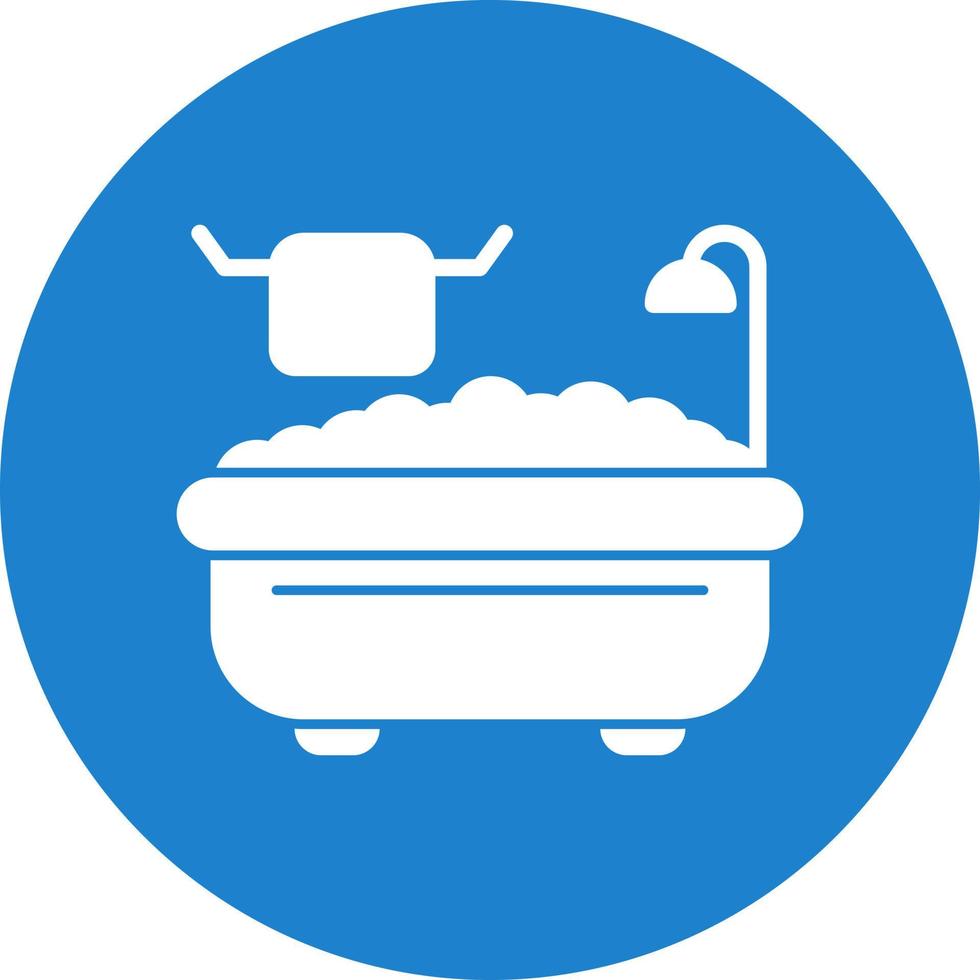 Bathtub Vector Icon Design