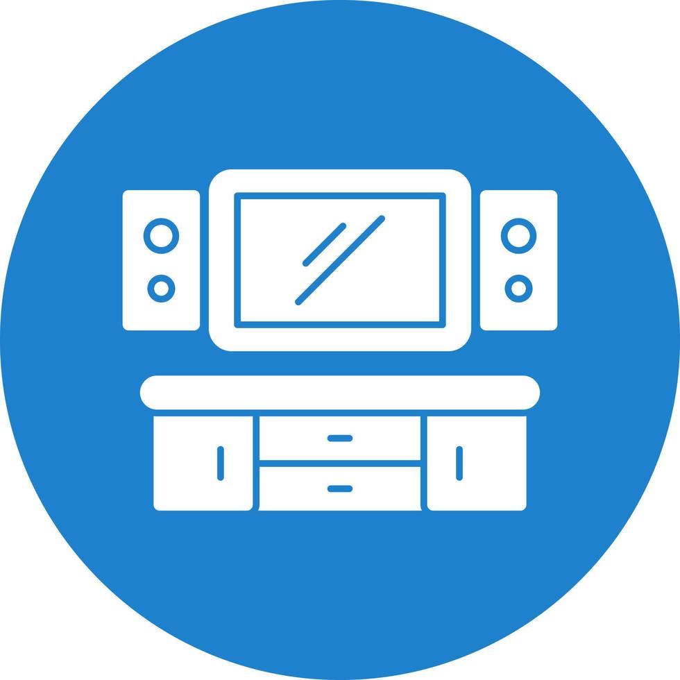 Home Theater Vector Icon Design