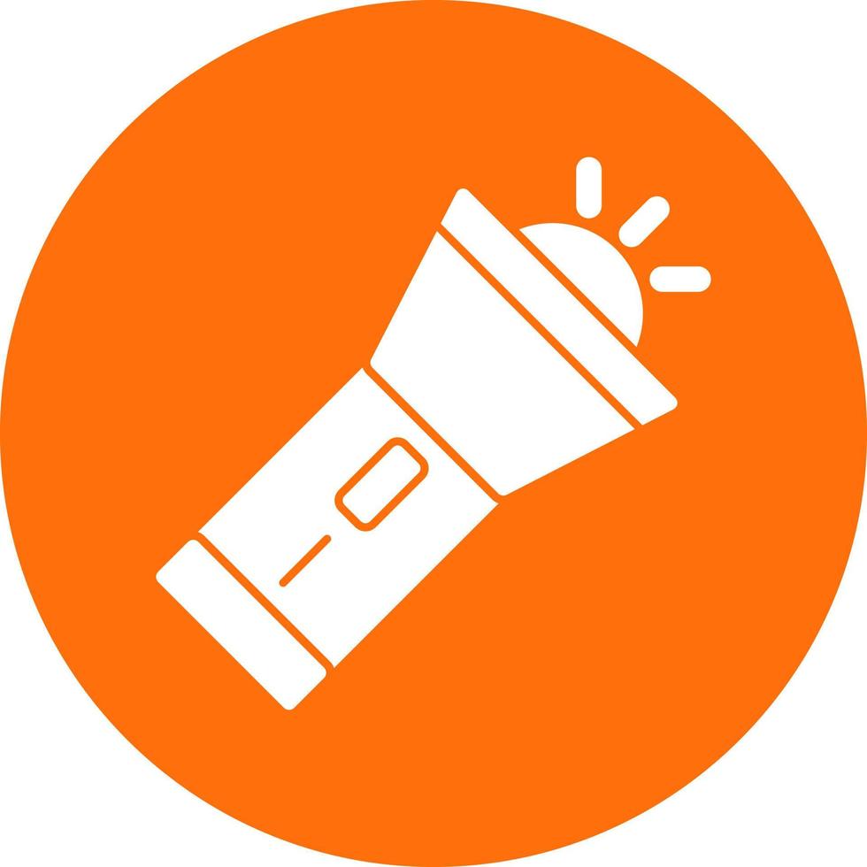 Flashlight Vector Icon Design