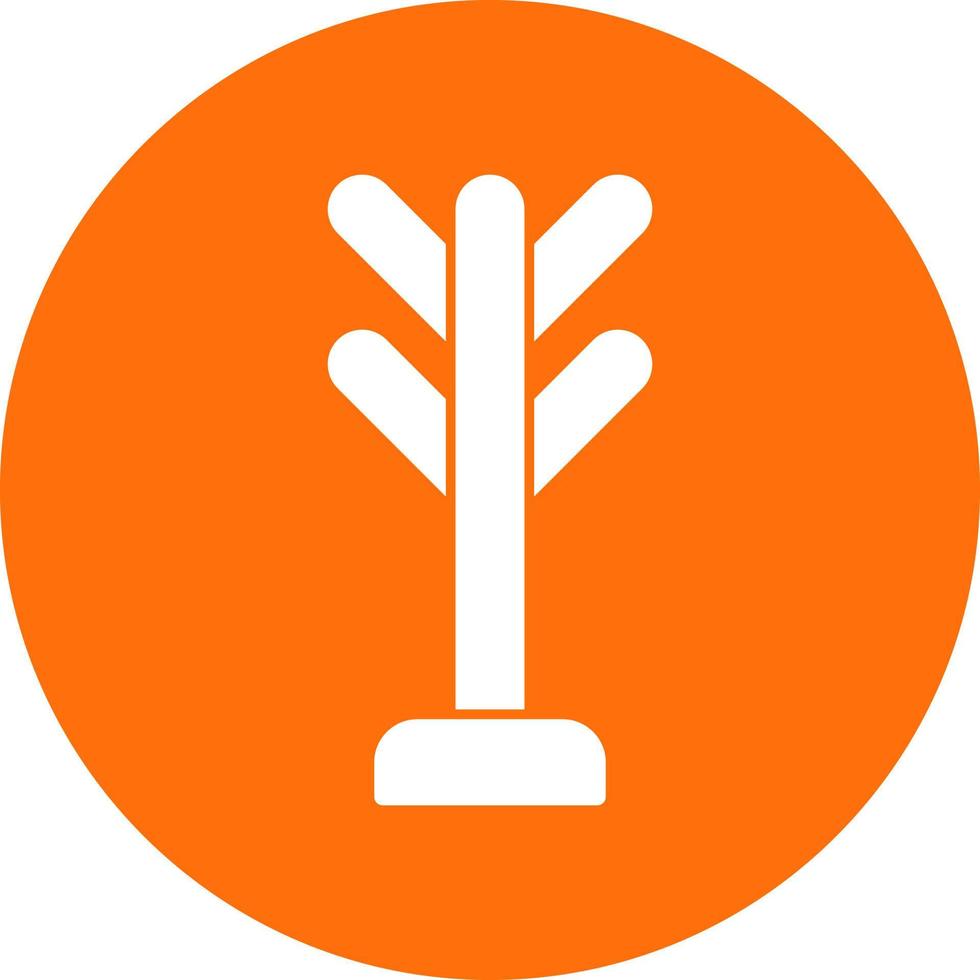 Coat Rack Vector Icon Design