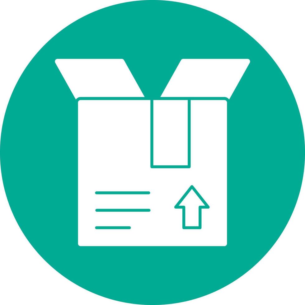 Open Box Vector Icon Design