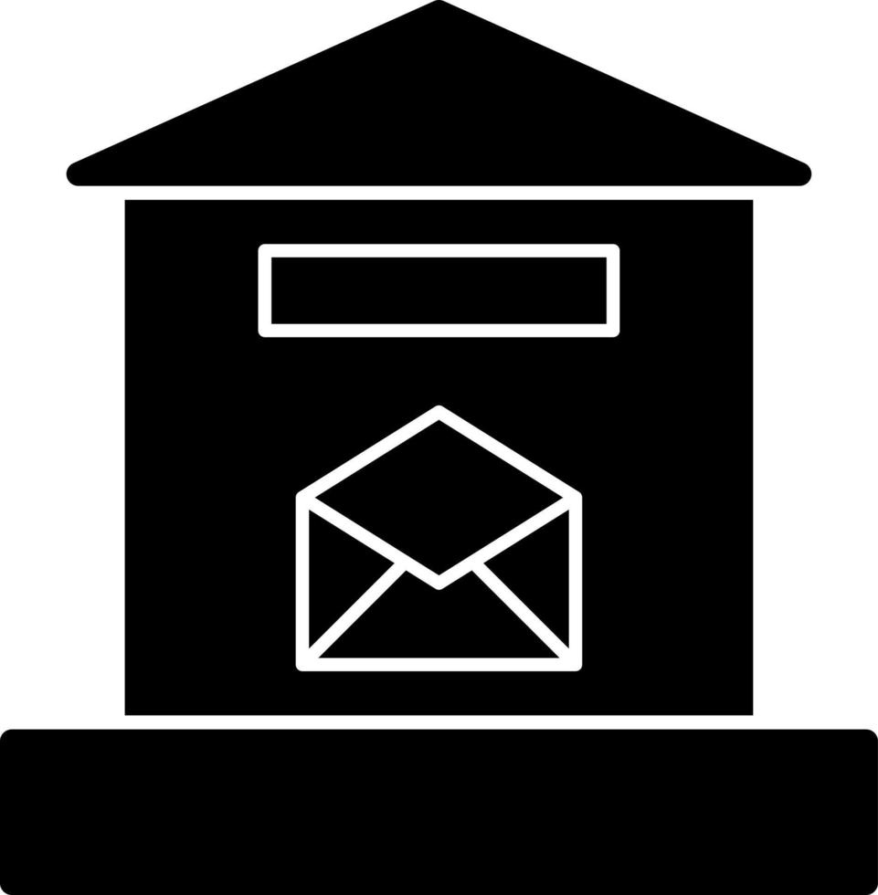 Letter Box Vector Icon Design