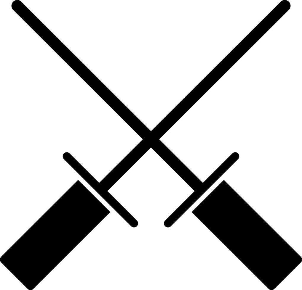 Fencing Vector Icon Design