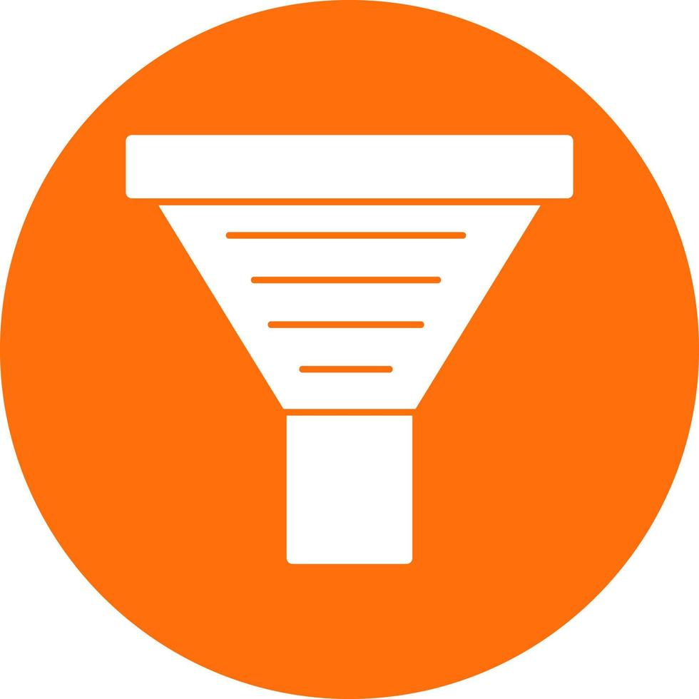 Funnel Vector Icon Design 16427406 Vector Art at Vecteezy