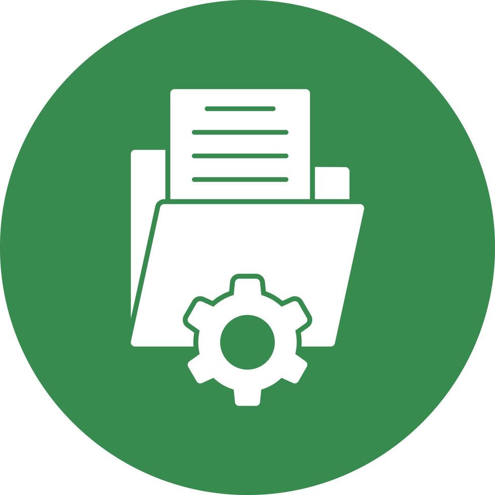 Data Management Vector Icon Design