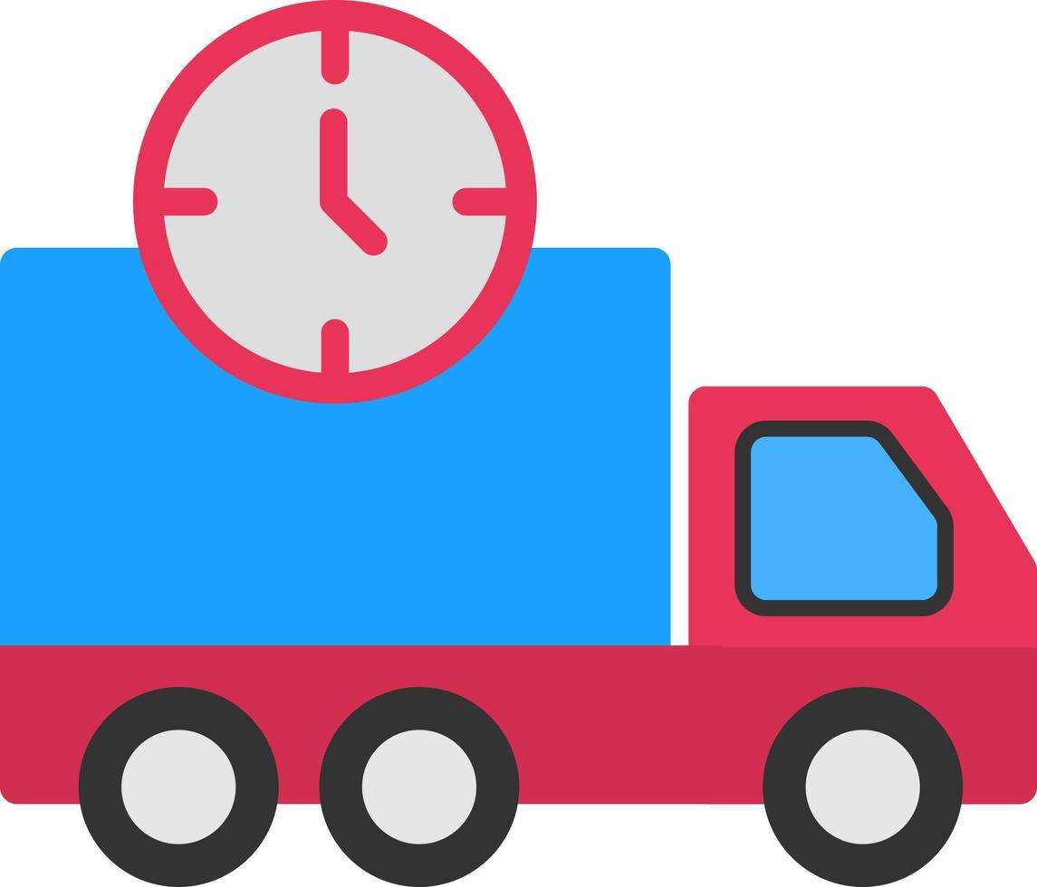 Delivery Time Vector Icon Design
