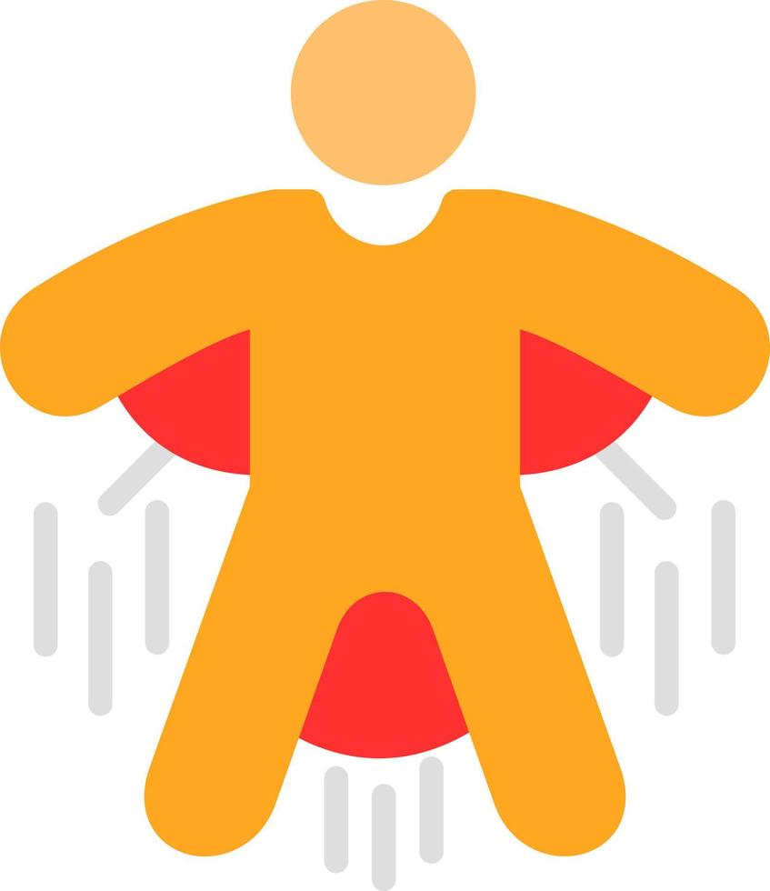 Base Jump Vector Icon Design