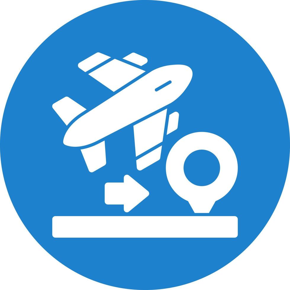 Domestic FLights Vector Icon Design