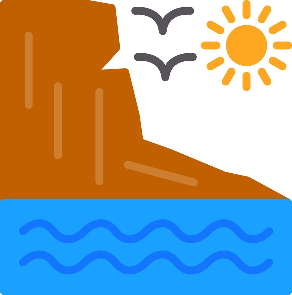 Cliff Vector Icon Design